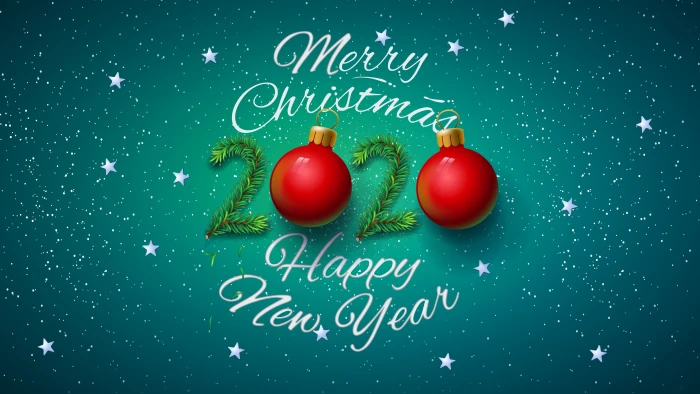 Christmas Happy New Year 2k 4k 5k