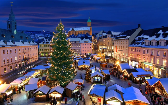 Christmas market Annaberg Buchholz Germany 2k