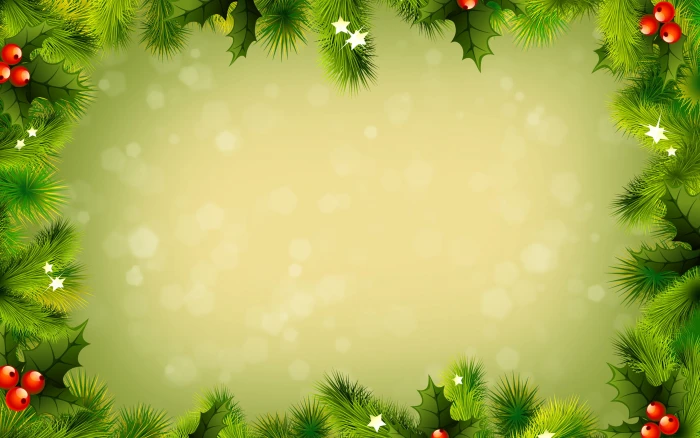 Christmas Frame Green Background Holiday green and red christmas frame with background wallpaper 2k