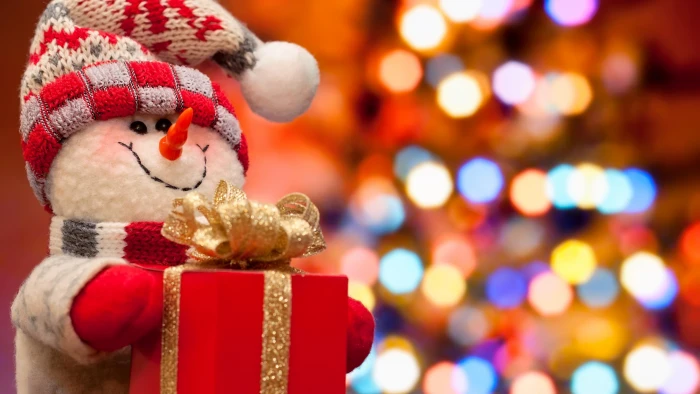 winter new years holiday christmas snowman celebration 2k