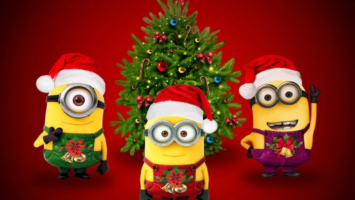 Christmas amp; Minions xmas christmas tree 2k