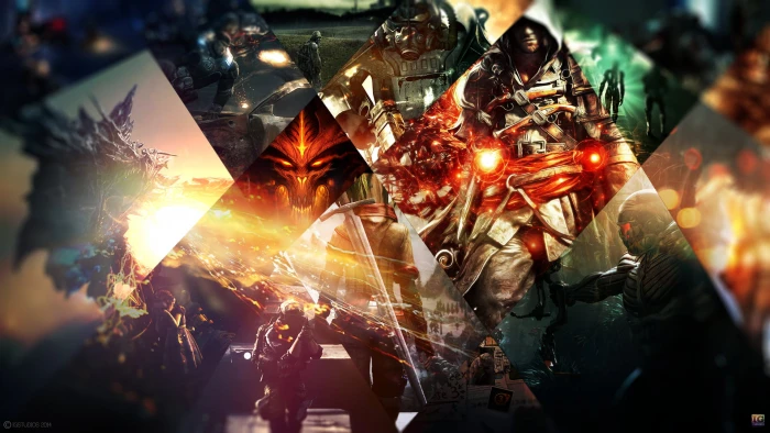 video game characters assorted character digital wallpaper collage