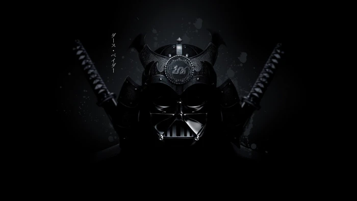 px black background darth vader samurai People Actresses HD Art