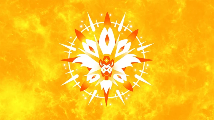 Pok mon Sun and Moon Solgaleo illuminated