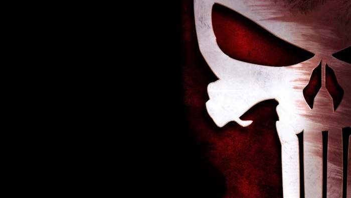 Punisher wallpaper The logo skull black background