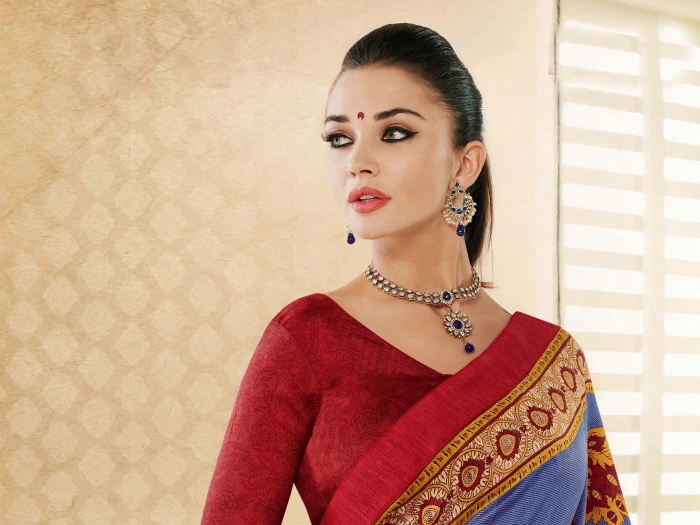 Actresses Amy Jackson Brunette Celebrity Earrings Indian