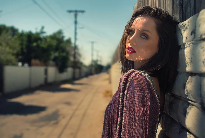 Actresses Ana de Armas Brunette Cuban Depth Of Field Lipstick 2k