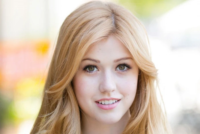 Actresses Blonde Face Green Eyes Katherine McNamara Model