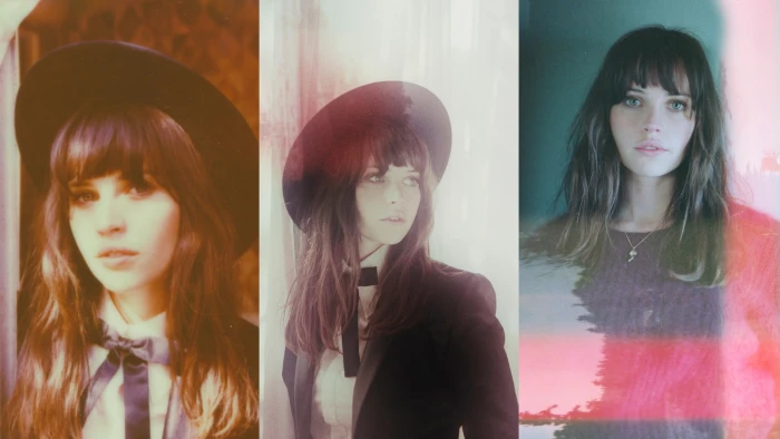 actress Felicity Jones collage hairstyle long hair portrait