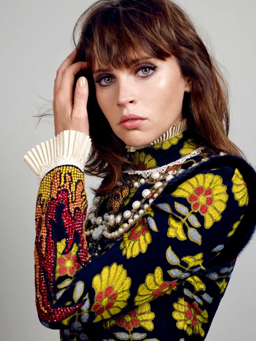 actress Felicity Jones women fashion photography brunette 2k
