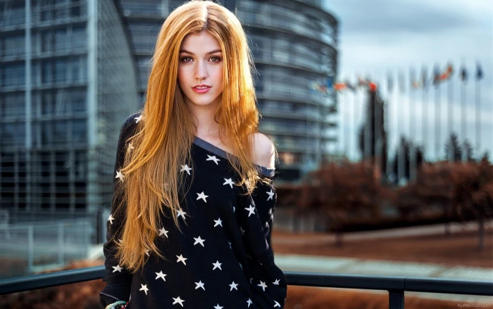 Actresses Depth Of Field Katherine McNamara Model Redhead 2k