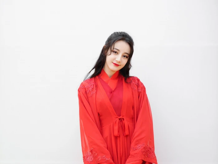 Actresses Dilraba Dilmurat Black Hair Chinese Lipstick 2k