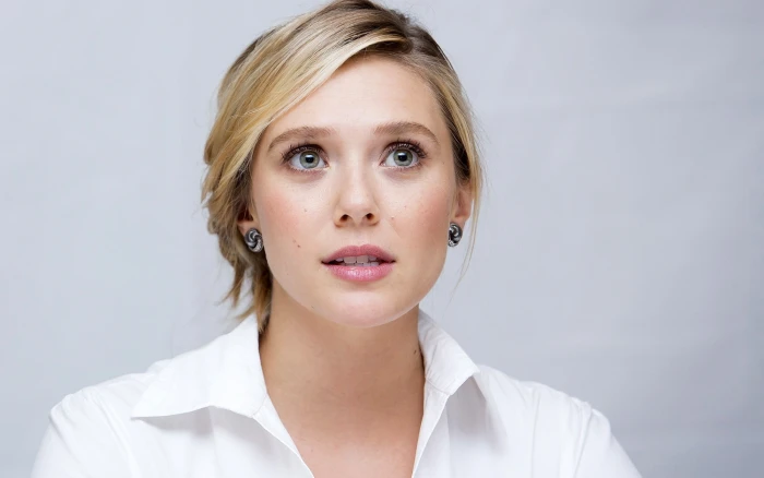 Actresses Elizabeth Olsen American Blonde Face Green Eyes 2k