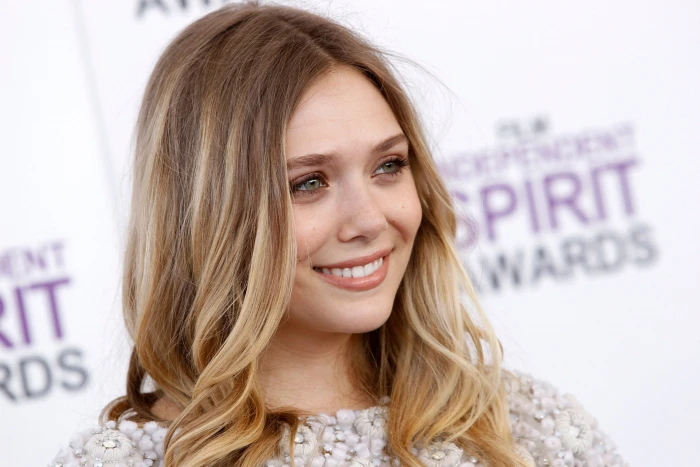 Actresses Elizabeth Olsen American Blonde Face Smile 2k