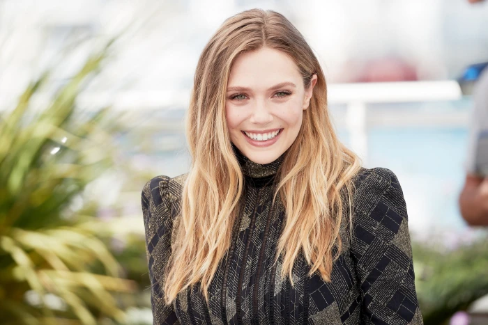 Actresses Elizabeth Olsen American Blonde Green Eyes Smile 2k