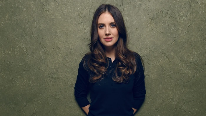 actress women brunette Alison Brie looking at viewer one person