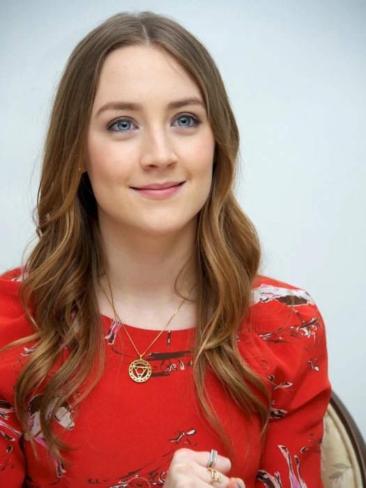 actress women Saoirse Ronan blue eyes portrait smiling