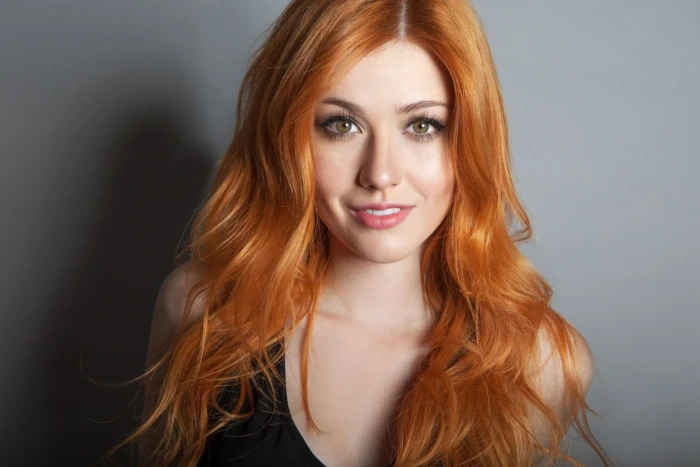 Actresses Face Green Eyes Katherine McNamara Model Redhead