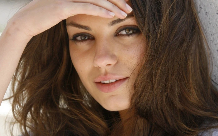 Actresses Mila Kunis portrait headshot young adult one person