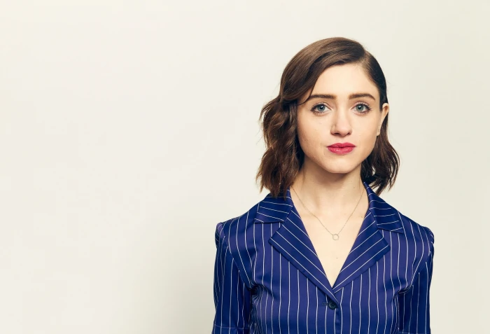 Actresses Natalia Dyer American Blue Eyes Brunette Lipstick 81 2k