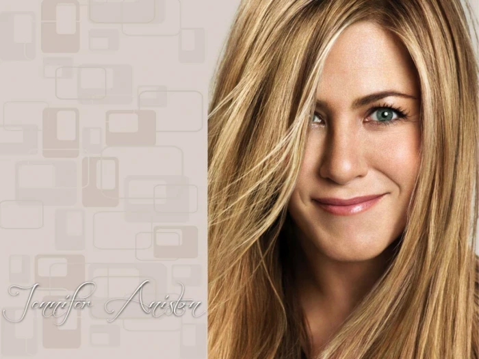 Actresses Jennifer Aniston portrait one person smiling