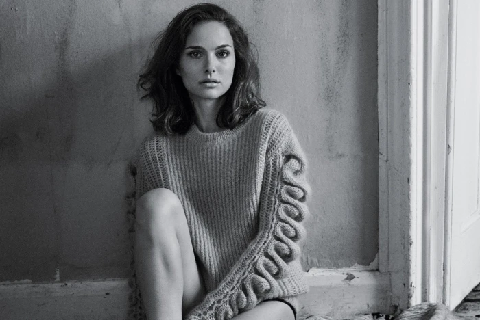 Actresses Natalie Portman Monochrome