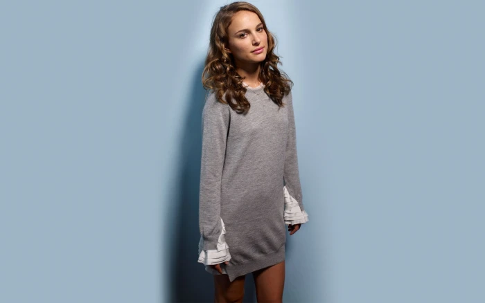 Actresses Natalie Portman standing one person hairstyle