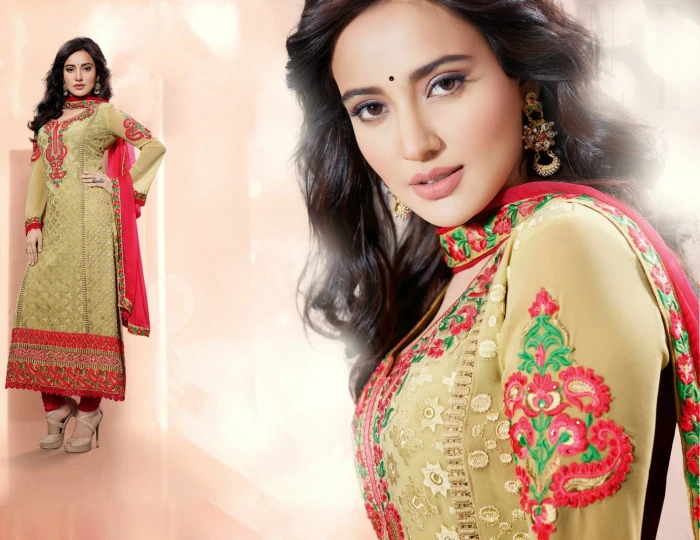Actresses Neha Sharma Indian Model National Dress