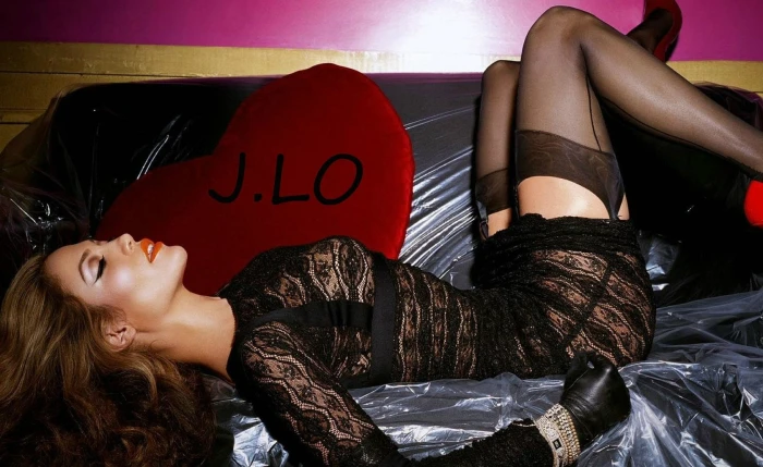 Actresses Jennifer Lopez lying down women adult furniture