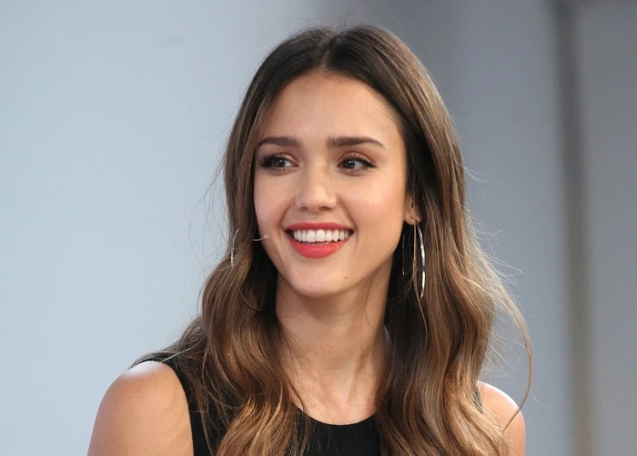 Actresses Jessica Alba American Brown Eyes Brunette Smile