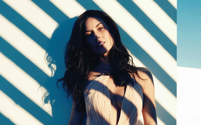 Actresses Olivia Munn Brown Eyes Brunette