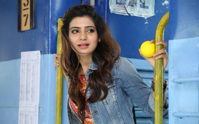 Actresses Samantha Ruth Prabhu Brown Eyes Brunette Indian 2k
