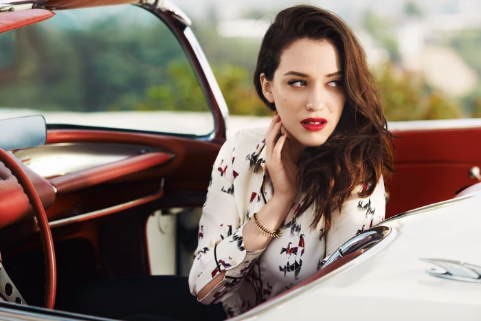 Actresses Kat Dennings car mode of transportation motor vehicle