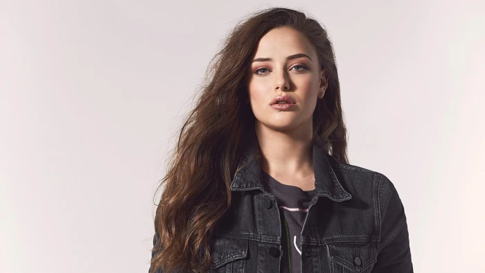 Actresses Katherine Langford Australian Brunette Girl Long Hair