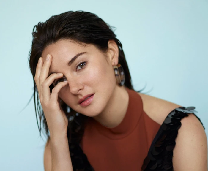 Actresses Shailene Woodley American Brunette Face Hazel Eyes