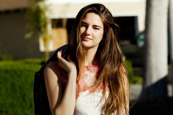 Actresses Shailene Woodley Brown Eyes Brunette Depth Of Field 50