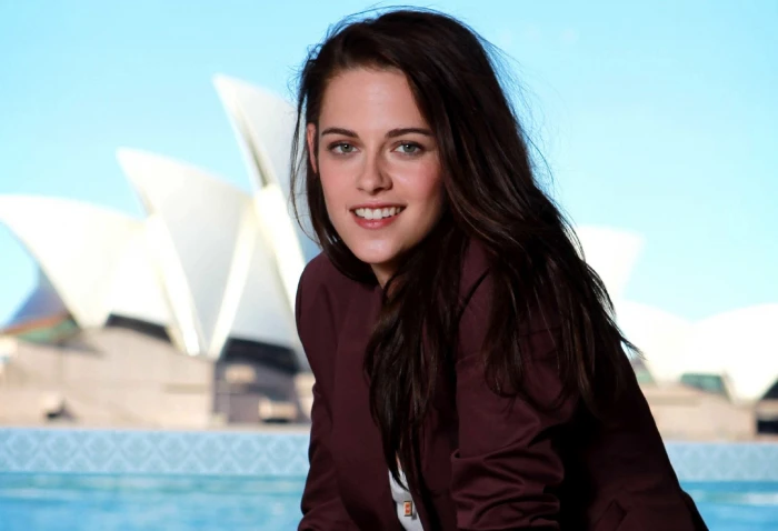 Actresses Kristen Stewart portrait looking at camera one person