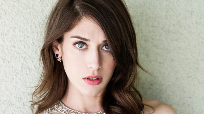 Actresses Lizzy Caplan Brunette Face