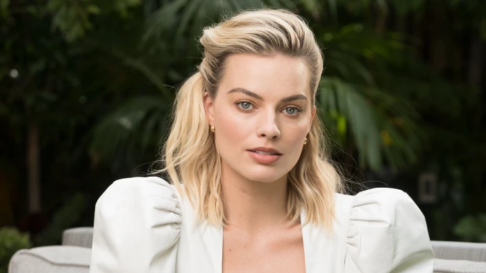 Actresses Margot Robbie American Blonde Blue Eyes 2k