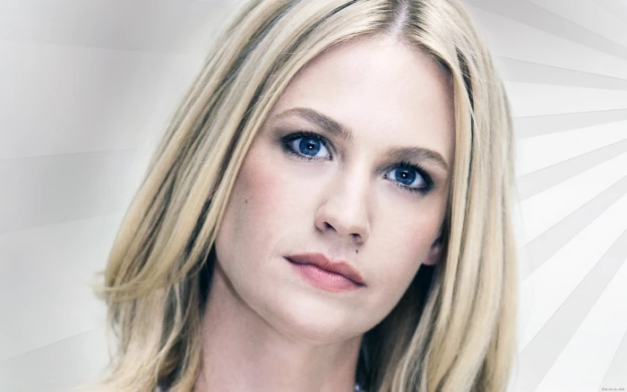 blonde women January Jones celebrity Mad Men actress portrait