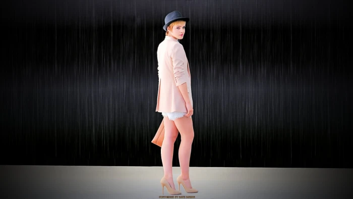 blondes women emma watson actress celebrity high heels short hair People Actresses HD Art