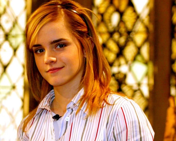 Emma Watson smiling actress looking at viewer celebrity