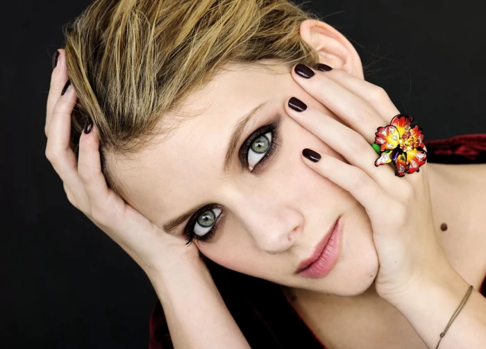 M lanie Laurent women French celebrity actress portrait