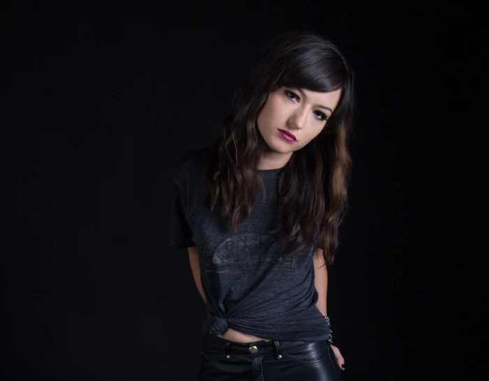 Natasha Negovanlis women actress simple background singer