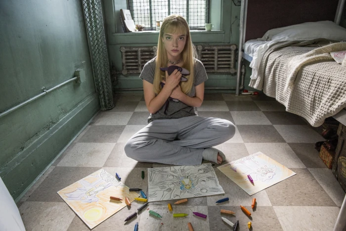 Anya Taylor Joy women actress long hair indoors young woman 2k