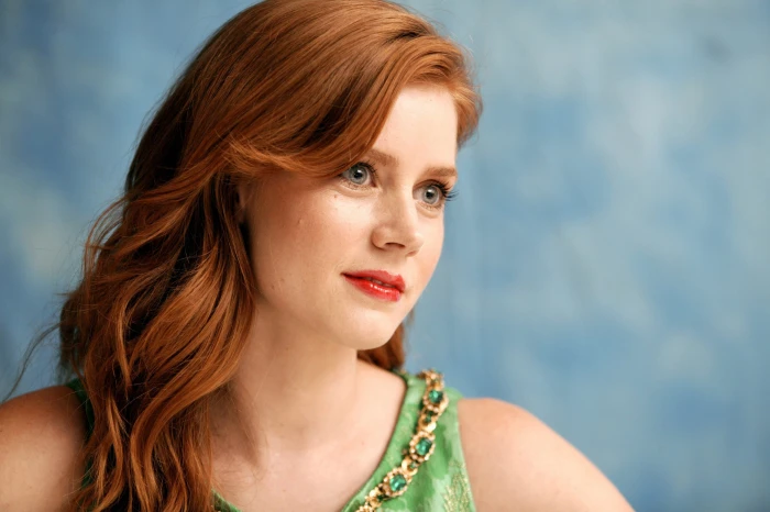 Amy Adams face eyes celebrity women actress redhead blue 2k 4k