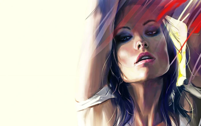 artwork Olivia Wilde actress 2k