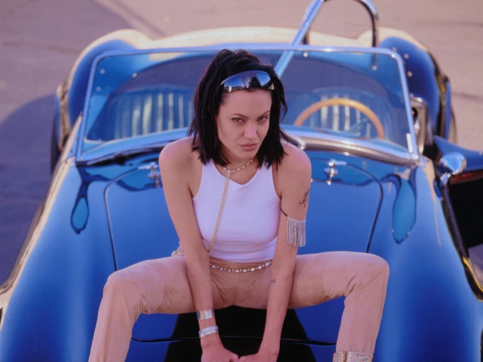 Angelina Jolie Actresses car women outdoors caucasian Ethnicity