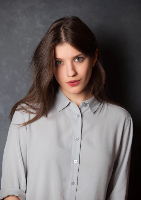 Anna Chipovskaya women actress singer brunette green eyes 2k