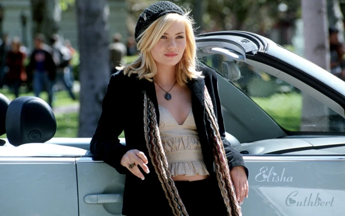blondes women elisha cuthbert cars actress the girl next door movie necklaces wallpap Entertainment Movies HD Art